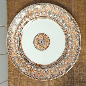 ❤️5/$25 Rare Dutch Flower Porcelain Grecian Border Plate